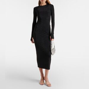ALEX PERRY
Crystal-embellished jersey dress Size shows US size New With tag